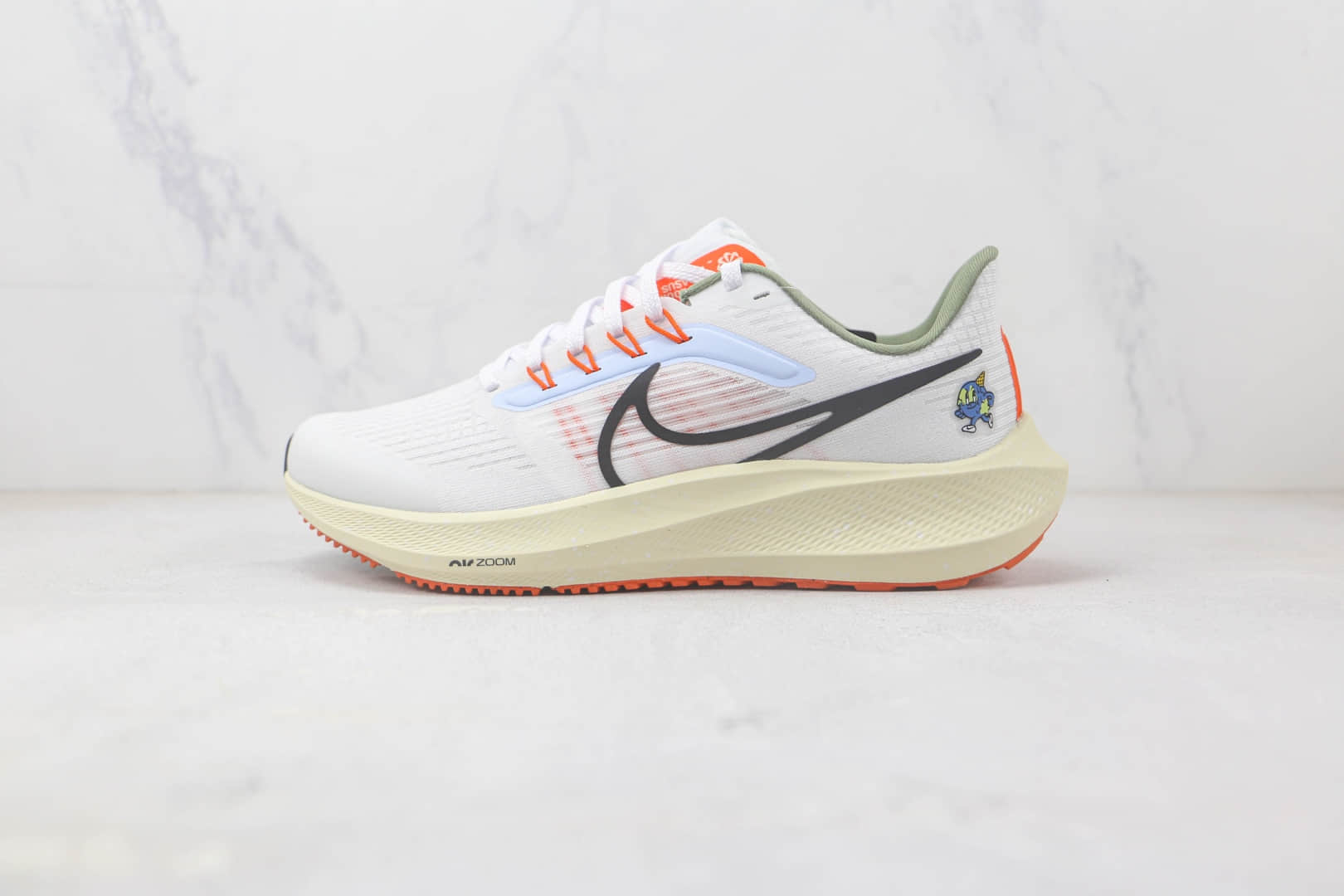 耐克Nike Zoom Pegasus 39纯原版本登月39代白色慢跑鞋 耐克登月全系列慢跑鞋 (ID:93339) - 图片1