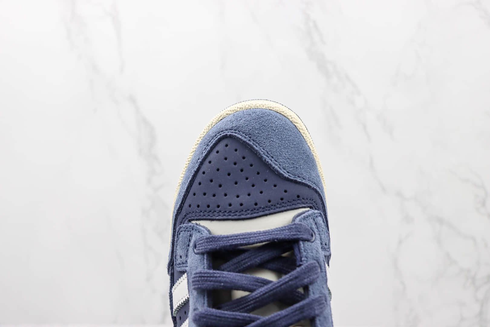 阿迪达斯Adidas Originals Centennial 85 High纯原版本高帮复古蓝白色麂皮板鞋 莆田天花板阿迪达斯板鞋 货号:FZ5992