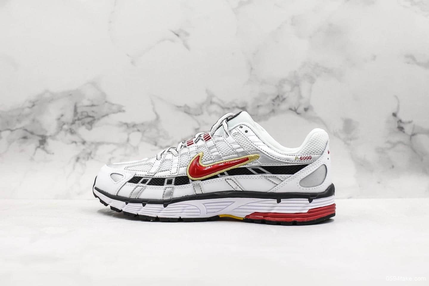 耐克Nike P-6000 CNPT0 Silver Laser Fuchsia系列复古老爹风休闲运动舒适跑鞋纯原版本老爹鞋 (ID:9445) - 图片1