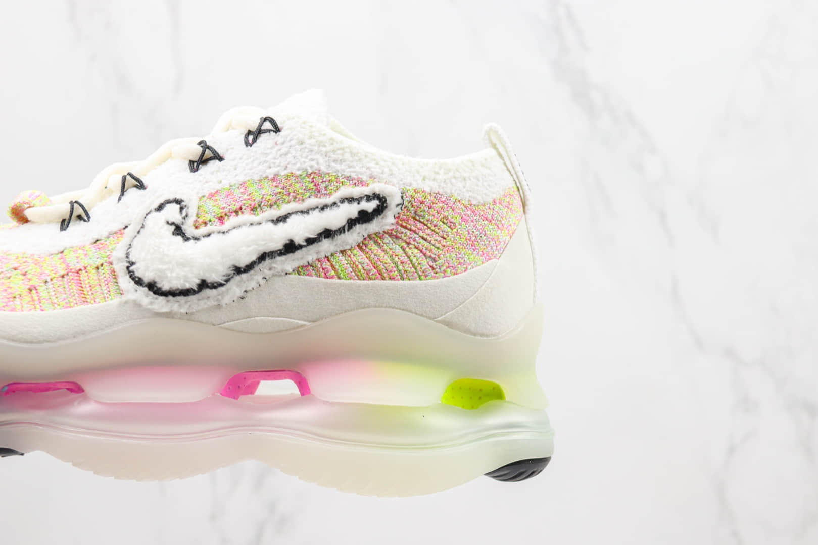耐克Nike Air Max Scorpion FK纯原版本Max系列大气垫云朵羊毛勾配色气垫鞋 天花板耐克Max气垫跑鞋 货号:FJ6031-910