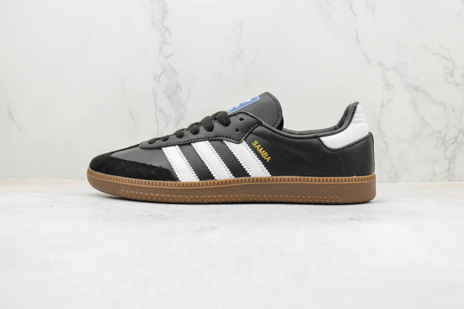 阿迪达斯adidas Samba VEGAN纯原版本桑巴纪念日系列黑白运动板鞋 莆田阿迪达斯货源 (ID:95548) - 图片1