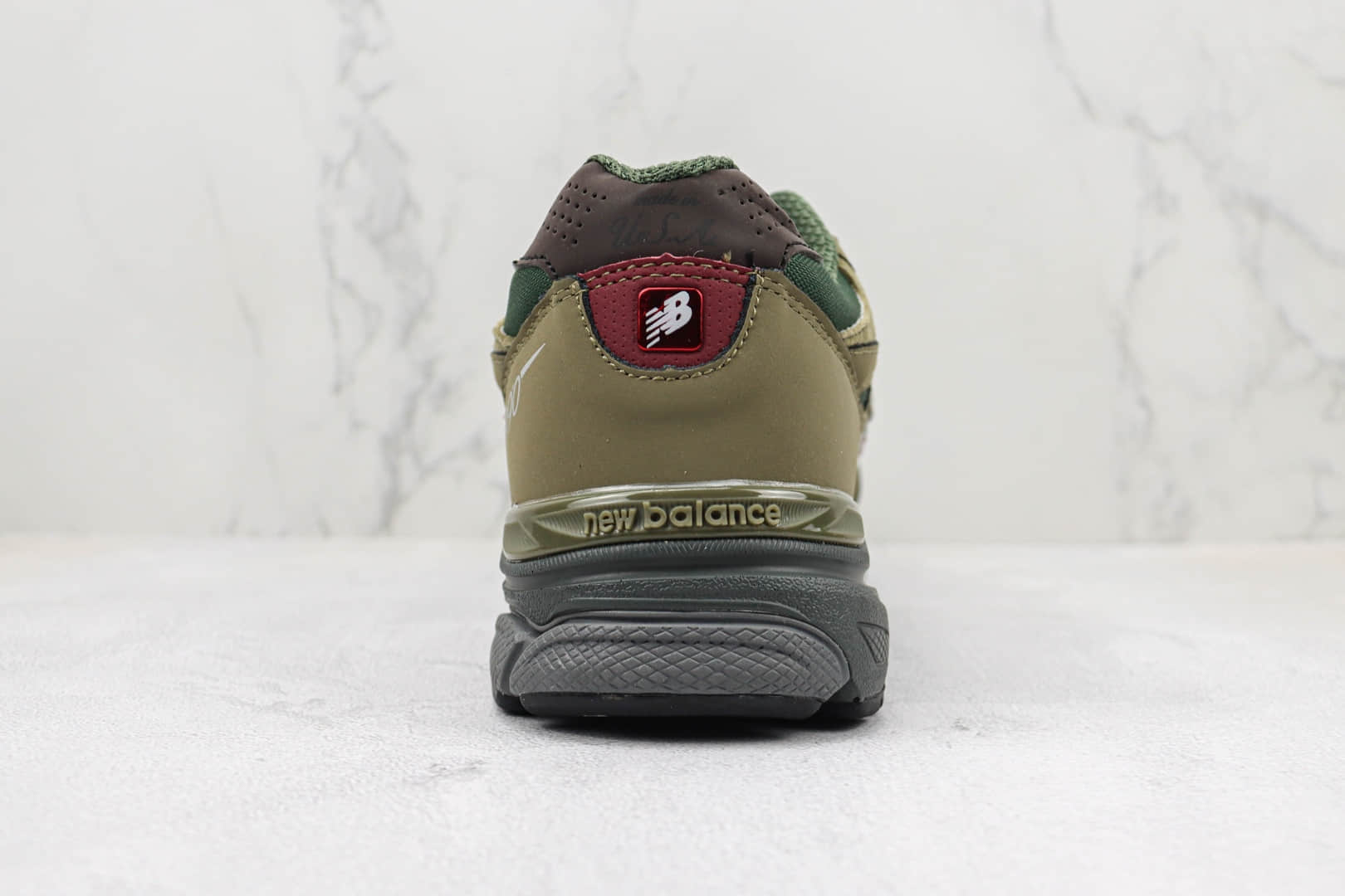 新百伦New Balance 990V3纯原版本美产NB990V3军绿色复古老爹鞋 莆田天花板NB老爹鞋 货号:M990GP3