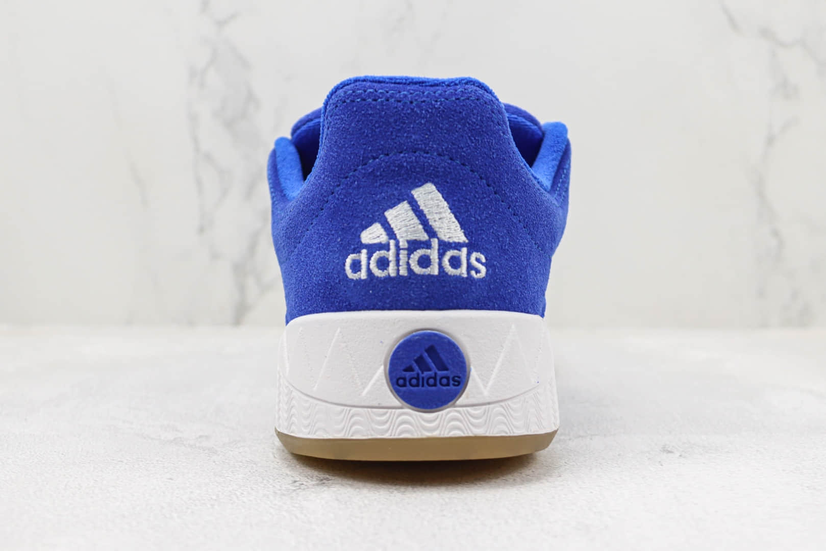 阿迪达斯Human Made x adidas Adimatic纯原版本马蒂奇系列宝蓝色鲨鱼面包鞋 莆田阿迪达斯货源 货号:GX1828