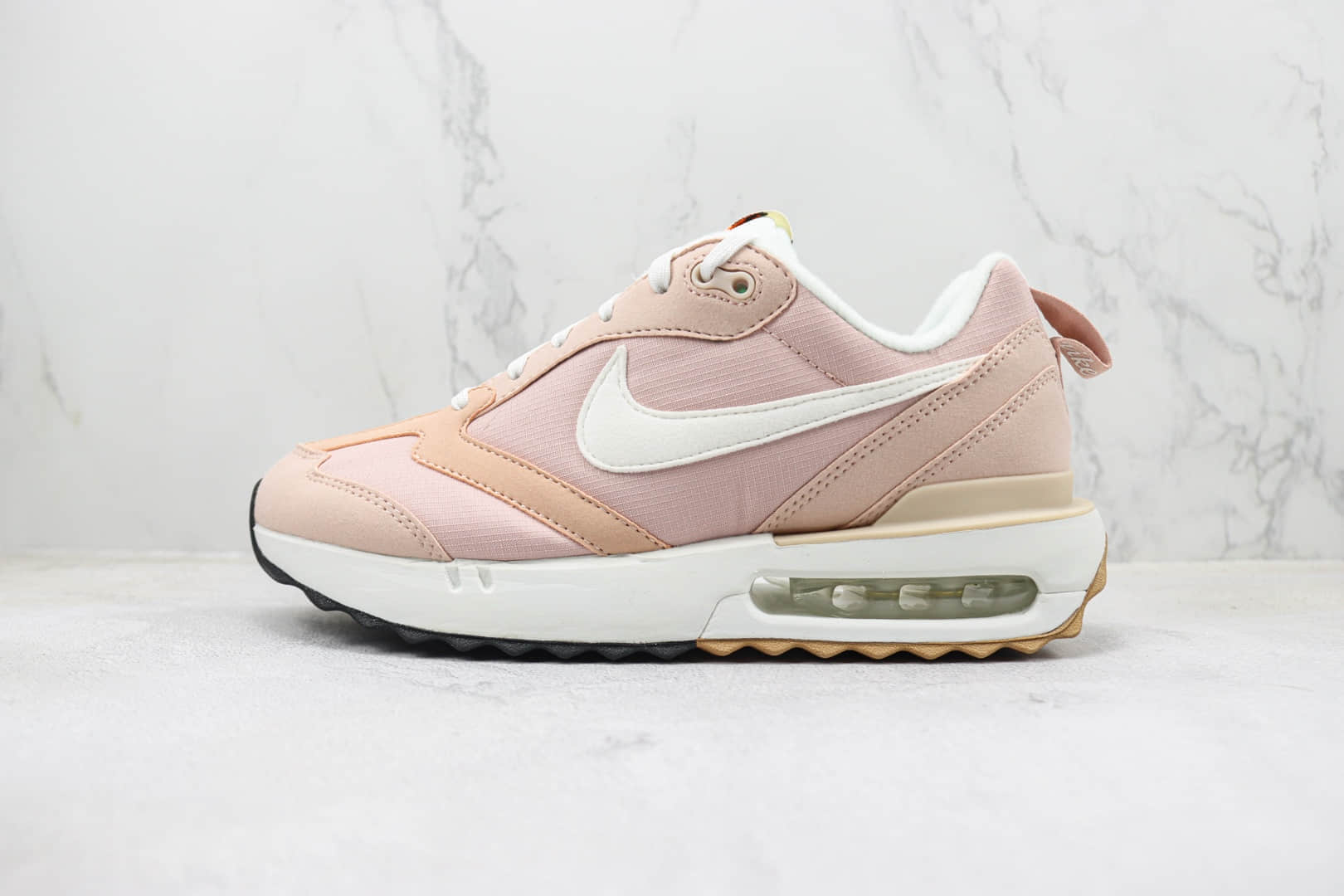 耐克Nike Air Max Dawn纯原版本黎明系列粉白色气垫慢跑鞋 莆田耐克货源 (ID:96955) - 图片1