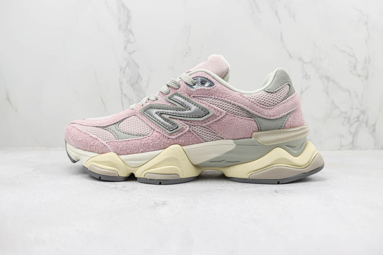 新百伦Joe Freshgoods x New Balance 9060纯原版本NB9060联名款灰粉色复古慢跑鞋 莆田复刻新百伦 (ID:97043) - 图片1