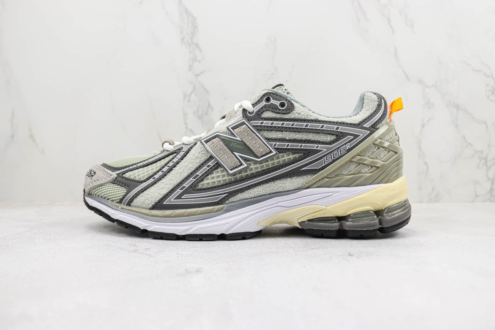 新百伦New Balance 1906R纯原版本NB1906R灰桔色复古慢跑鞋 莆田新百伦货源 (ID:97252) - 图片1