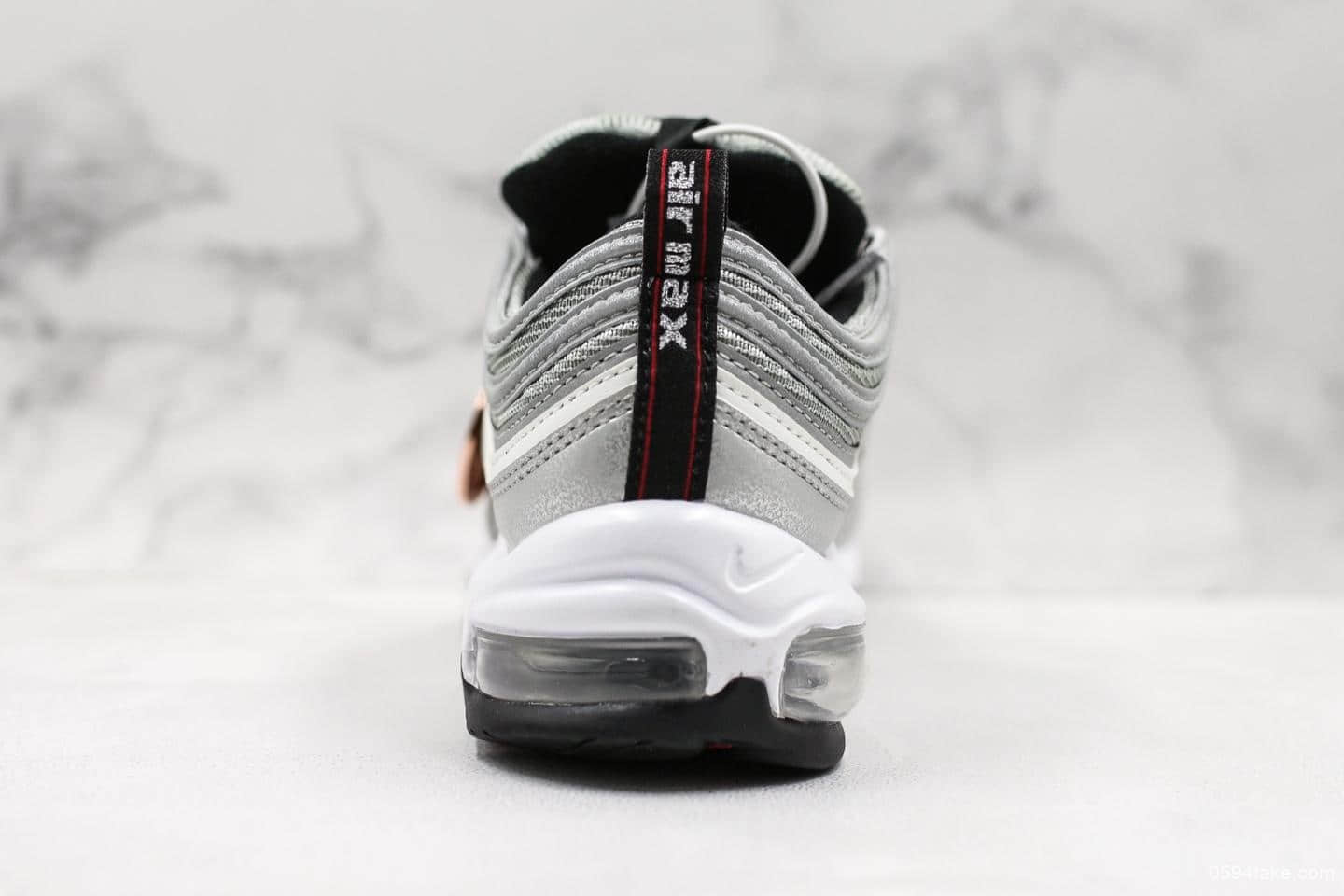 耐克NIKE AIR MAX 97公司级版本海外限定子弹复古全掌气垫休闲运动鞋细节完美区别市面先行版本 货号:884421-001