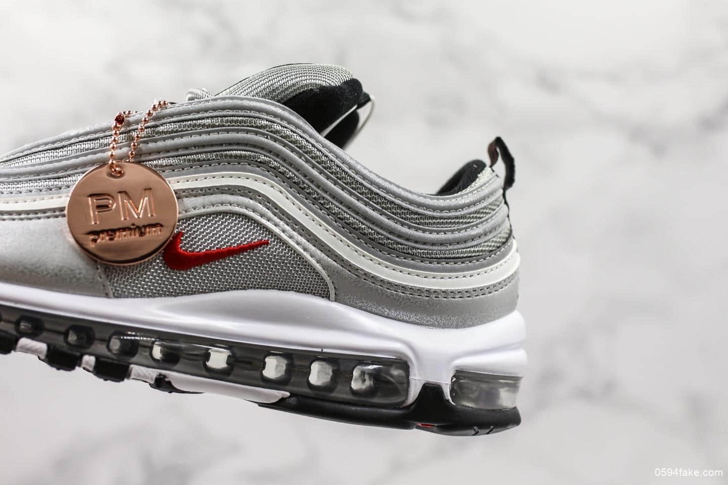 耐克NIKE AIR MAX 97公司级版本海外限定子弹复古全掌气垫休闲运动鞋细节完美区别市面先行版本 货号:884421-001