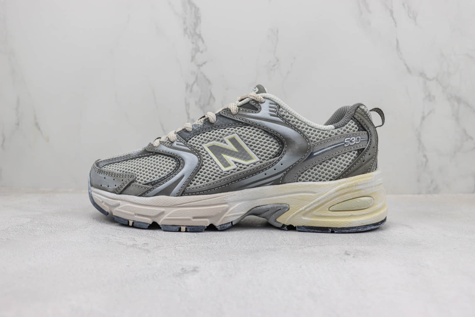 新百伦New Balance 530纯原版本NB530银灰色复古跑鞋 莆田复刻新百伦 (ID:97702) - 图片1