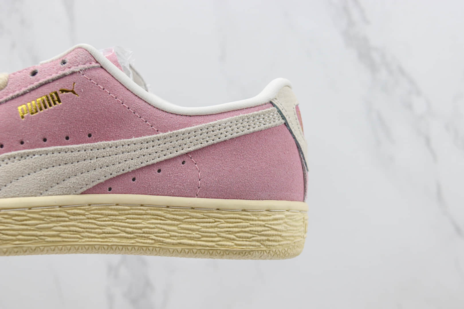 彪马PUMA Clyde OG纯原版本五十周年纪念粉色低帮板鞋 莆田复刻彪马 货号:391333-01