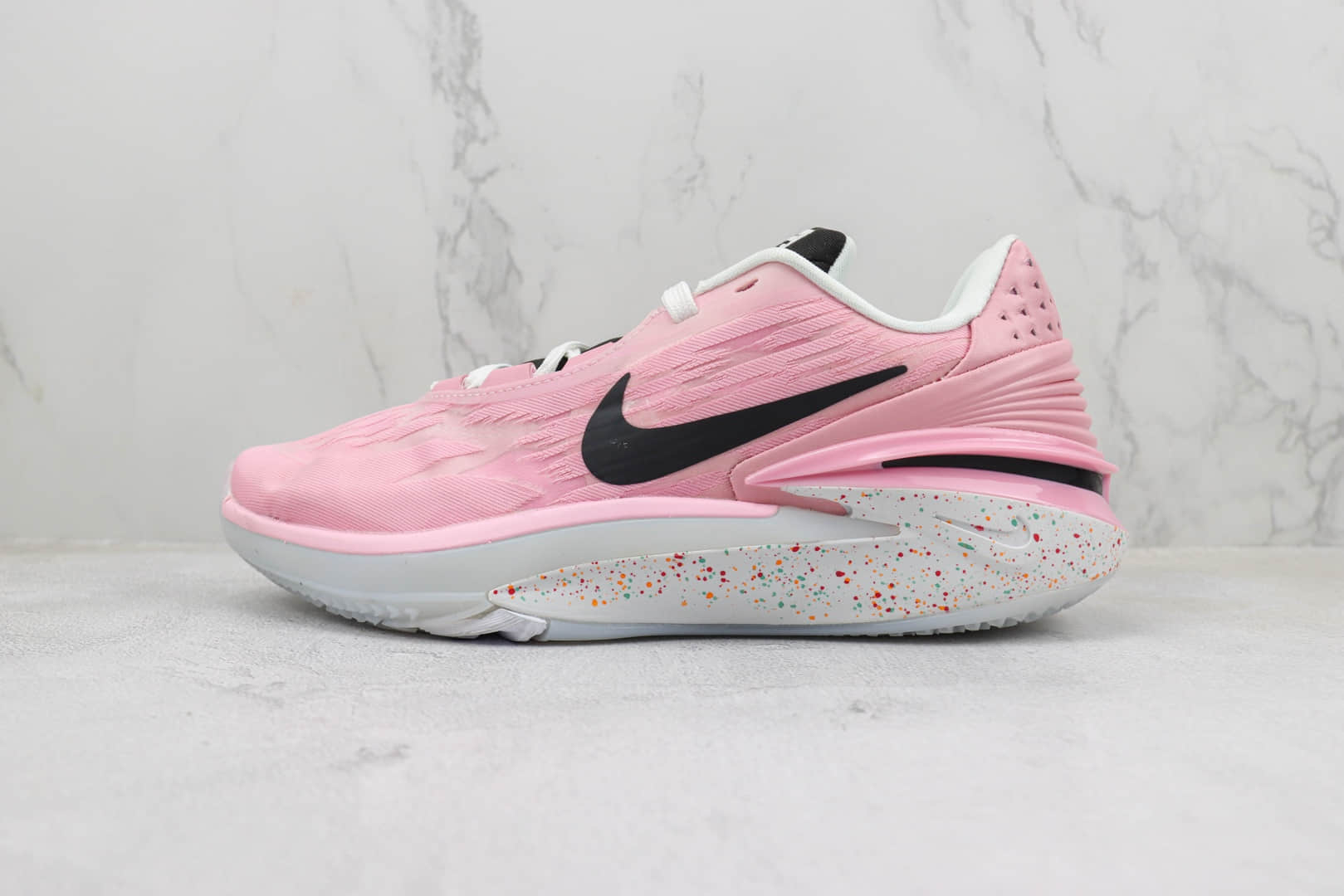 耐克Nike Air Zoom G.T. Cut 2纯原版本GT2.0情人节樱花粉篮球鞋 莆田耐克货源 货号:FD4321-101