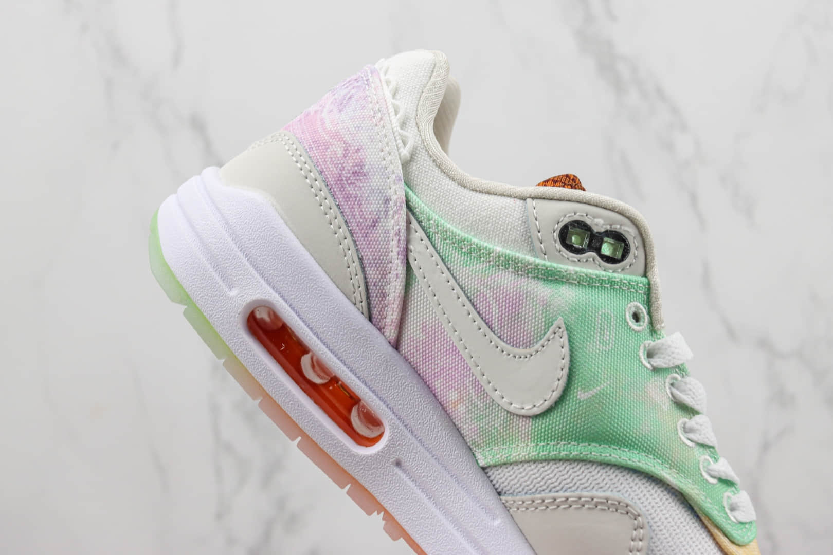 耐克Nike Air Max 1’87 PRM纯原版本Max1扎染腰果花 莆田复刻耐克 货号:FJ7734-101