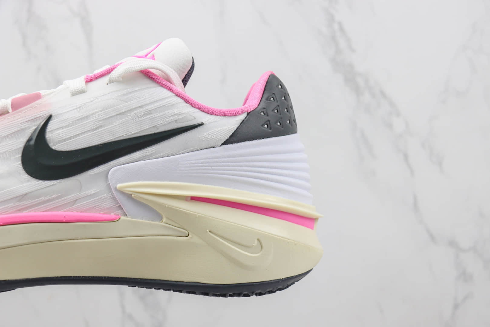 耐克Nike Air Zoom G.T.Cut 2纯原版本GT2.0白粉黑实战篮球鞋 莆田复刻耐克 货号:FD9905-101