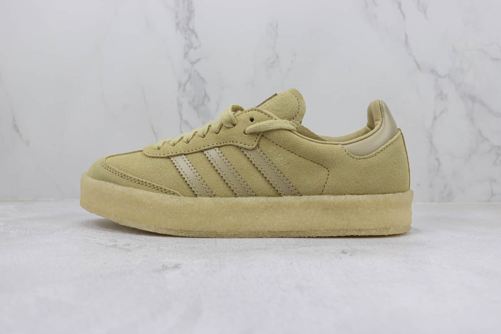 阿迪达斯KITH x Clarks x adidas Originals 8th Street Samba纯原版本三方联名三叶草桑巴沙漠黄板鞋 莆田复刻阿迪达斯 (ID:98249) - 图片1