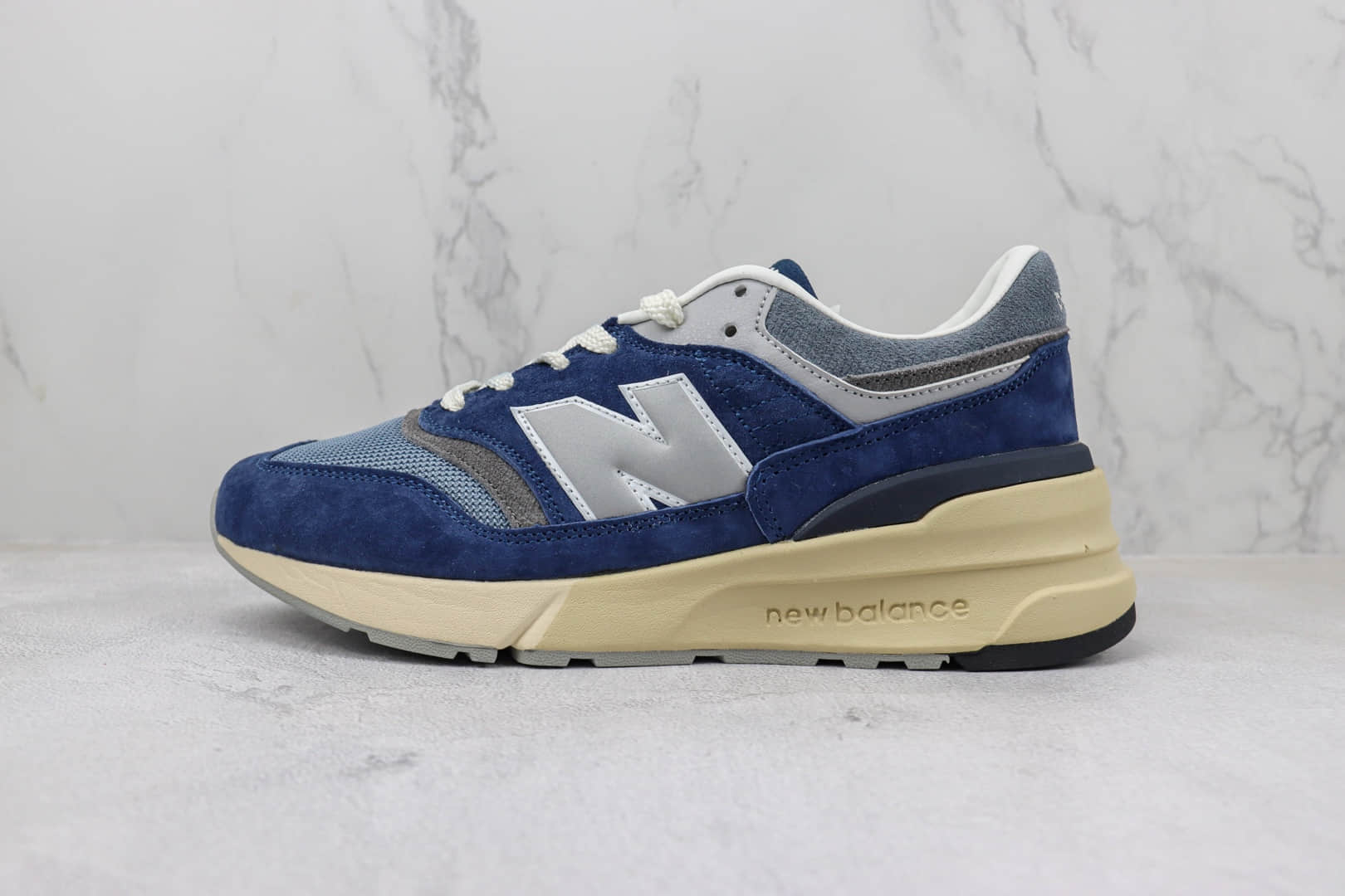 新百伦New Balance 997R纯原版本NB997深蓝灰复古慢跑鞋 莆田新百伦货源 (ID:98363) - 图片1