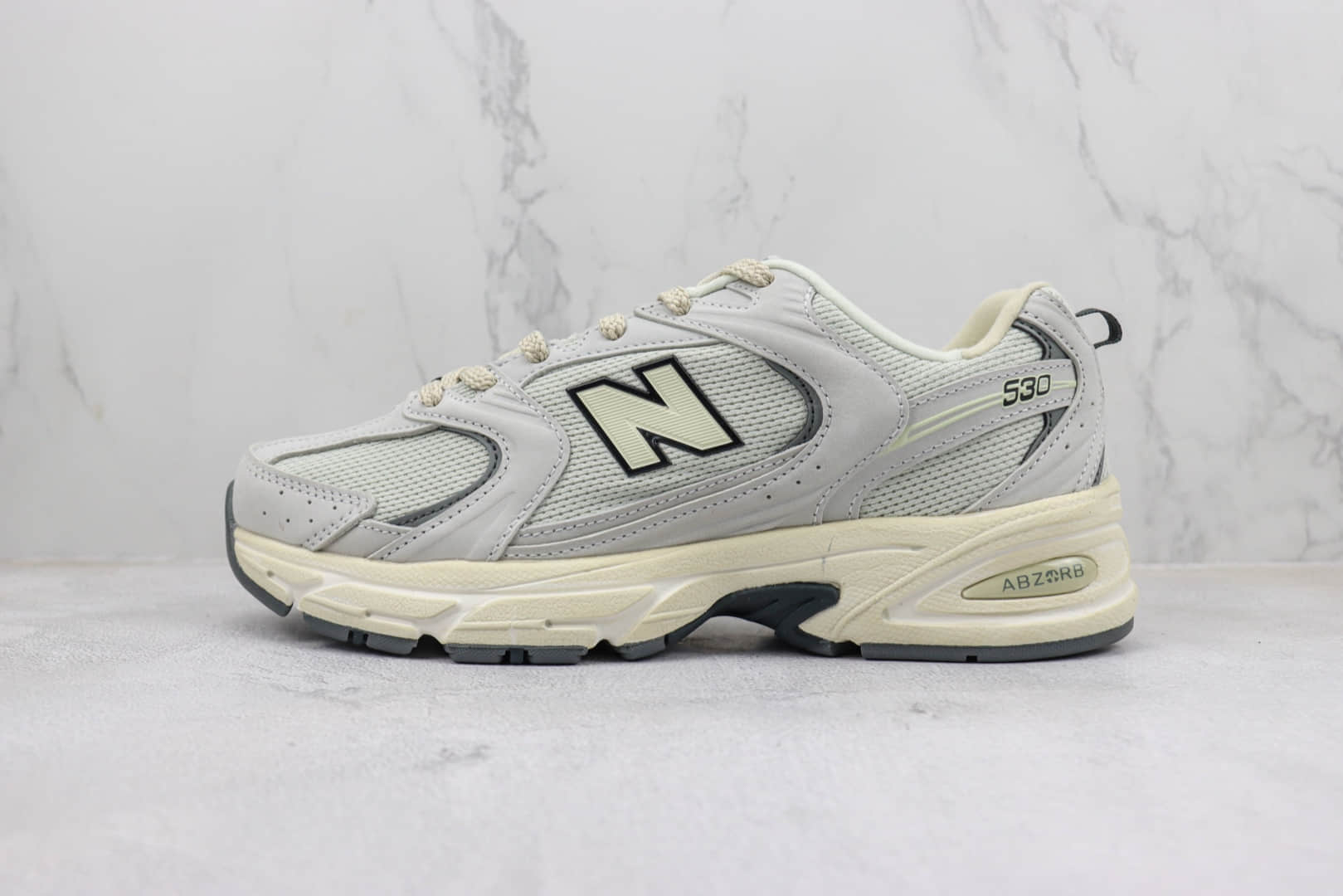 新百伦New Balance 530纯原版本NB530白灰复古跑鞋 莆田复刻新百伦 货号:MR530DG
