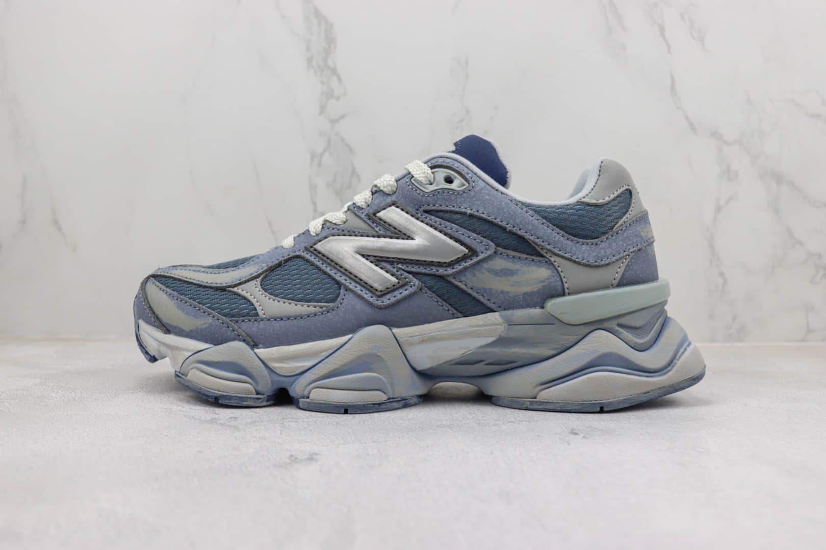新百伦New Balance 9060纯原版本NB9060蓝灰复古老爹鞋 莆田复刻新百伦 (ID:98579) - 图片1