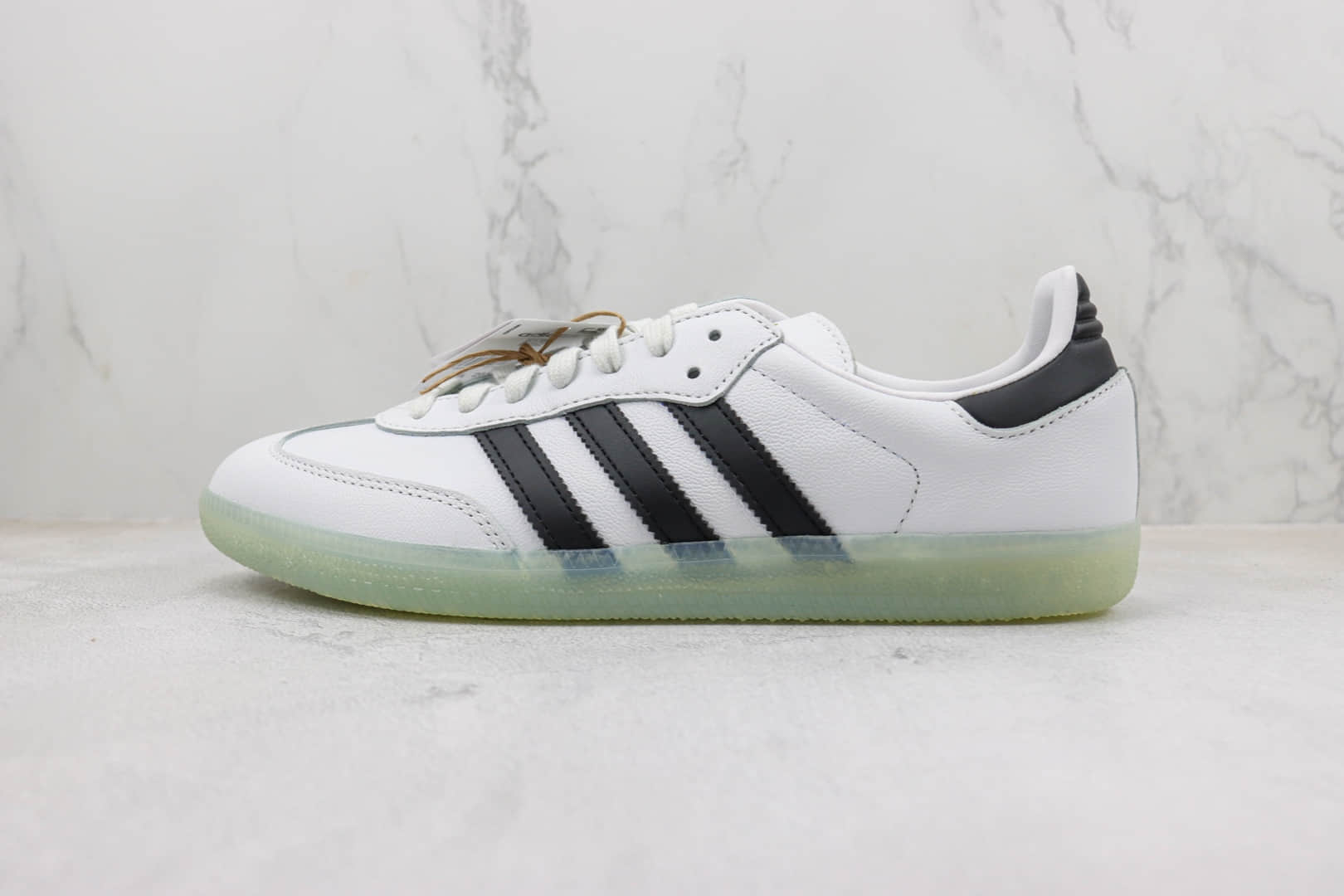 阿迪达斯DILL x adidas Original Samba OG纯原版本三叶草桑巴白黑色复古板鞋 莆田阿迪达斯货源 (ID:98966) - 图片1