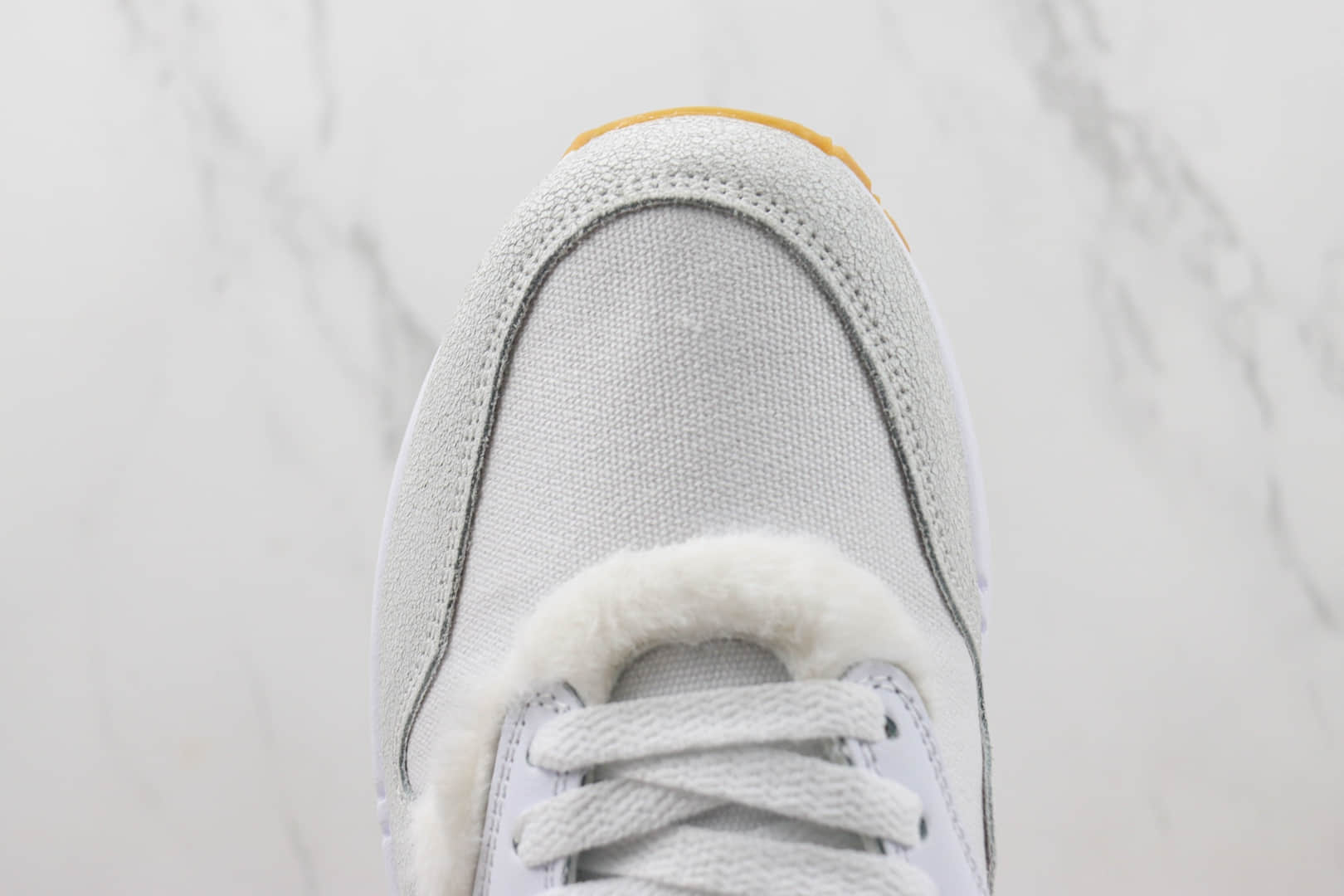 耐克Nike Air Max 1纯原版本Max1白红羽毛勾子半掌气垫复古跑鞋 莆田耐克货源 货号:FJ4451-100