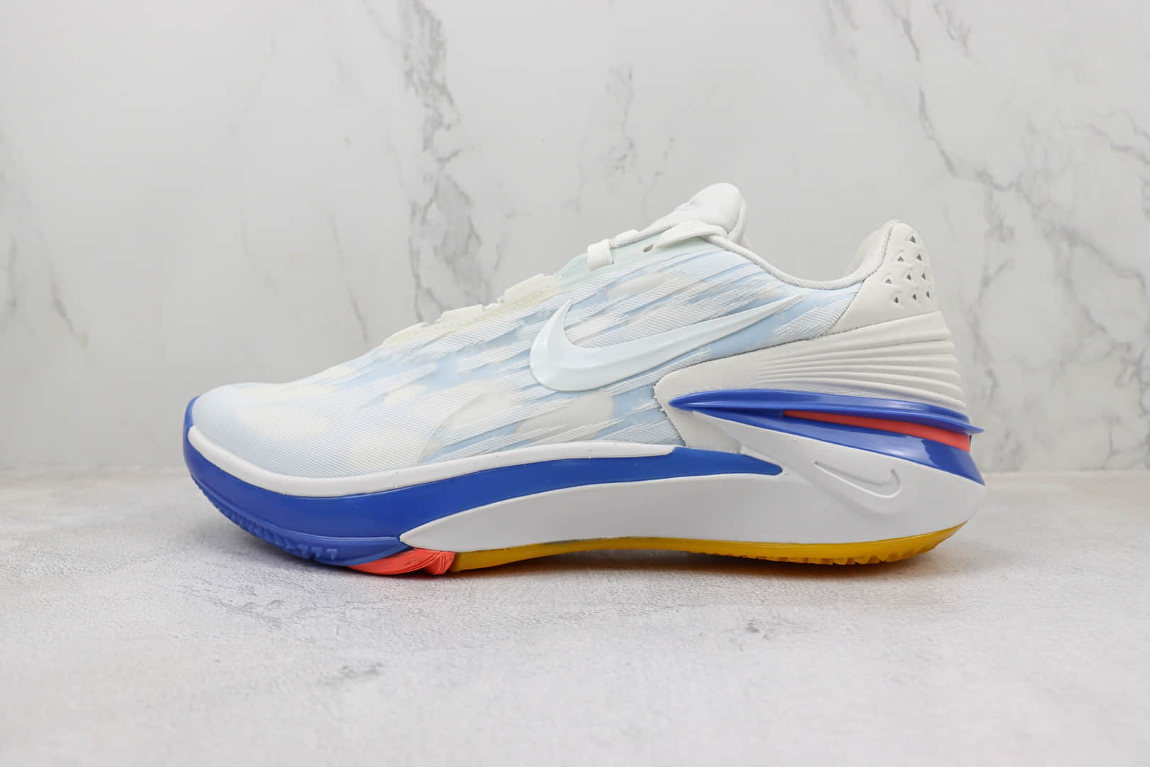 耐克Nike Air Zoom G.T.Cut 2 EP纯原版本GT2.0白蓝色实战篮球鞋 莆田耐克工厂 货号:DJ6015-102