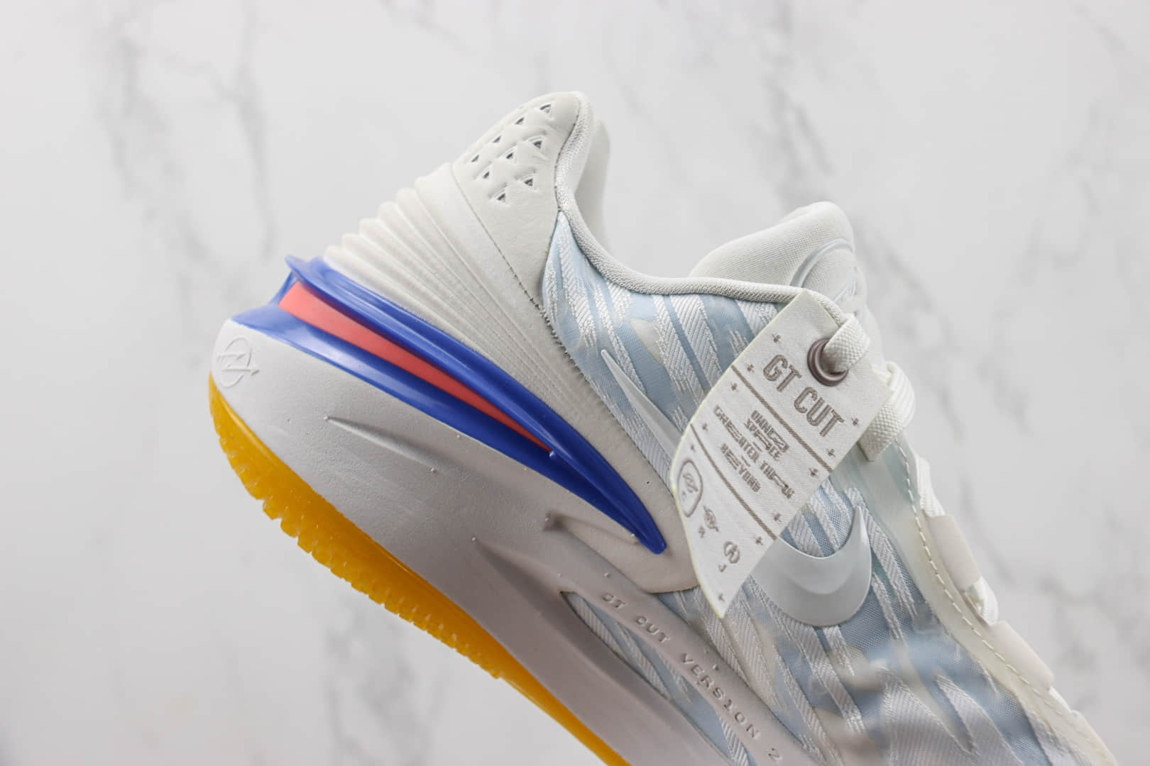 耐克Nike Air Zoom G.T.Cut 2 EP纯原版本GT2.0白蓝色实战篮球鞋 莆田耐克工厂 货号:DJ6015-102