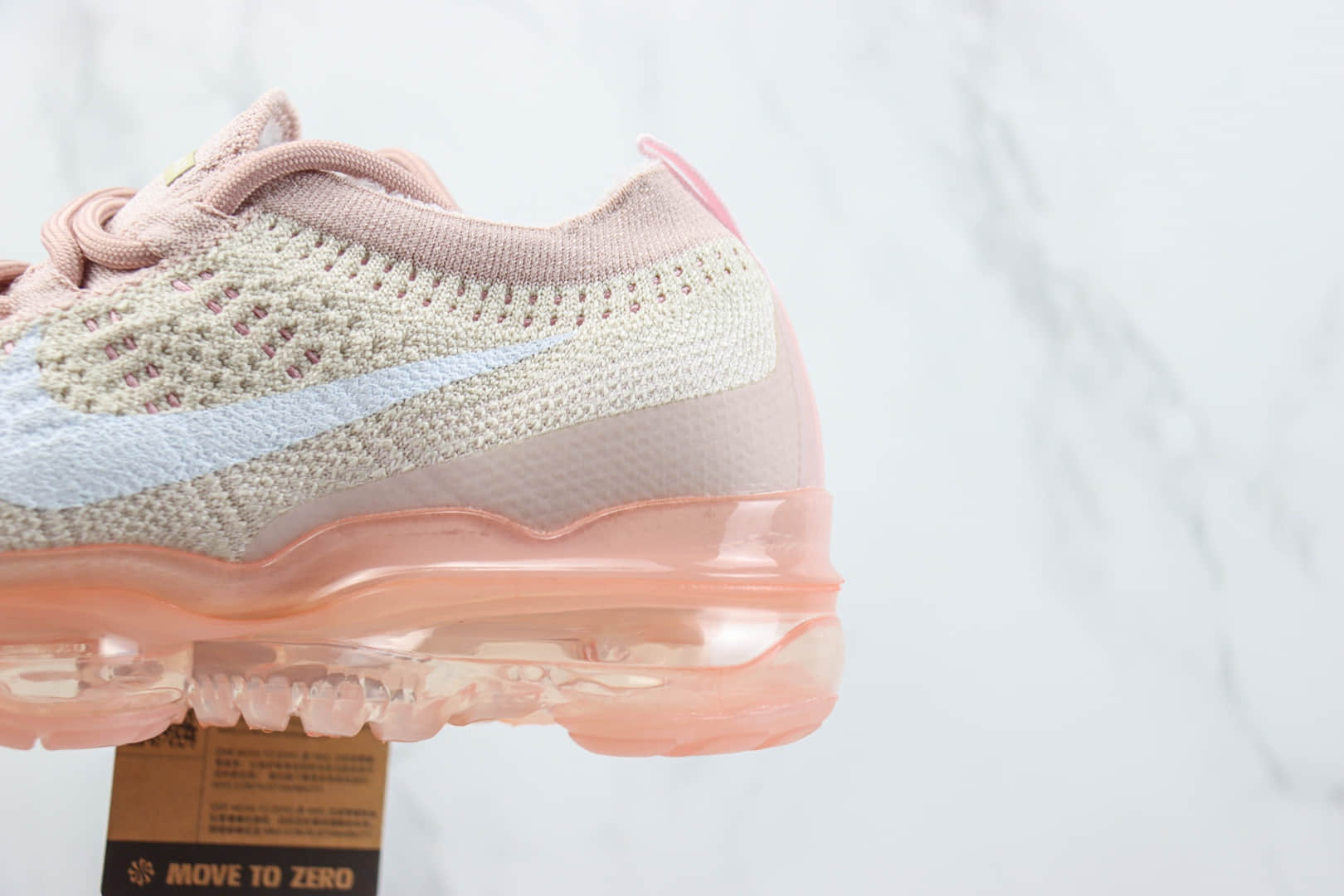 耐克Nike Air Vapormax 2023纯原版本粉色全掌大气垫缓震跑步鞋 莆田复刻鞋 货号:DV6840-101