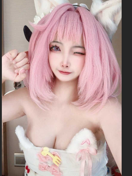 二次元敏感内容 香草*喵 写真福利 COS爱莉希雅女仆 雪*翘*半*诱惑！ - 图片1