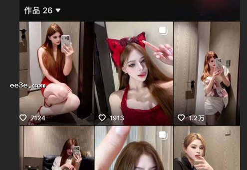 抖音50w博主 龙舌兰 高清定制写真 高挑长腿玉足顶屏 扭躯露*一览无余！ - 图片1