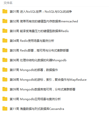 非关系型的数据库NoSQL从入门到精通视频教程 - 图片1