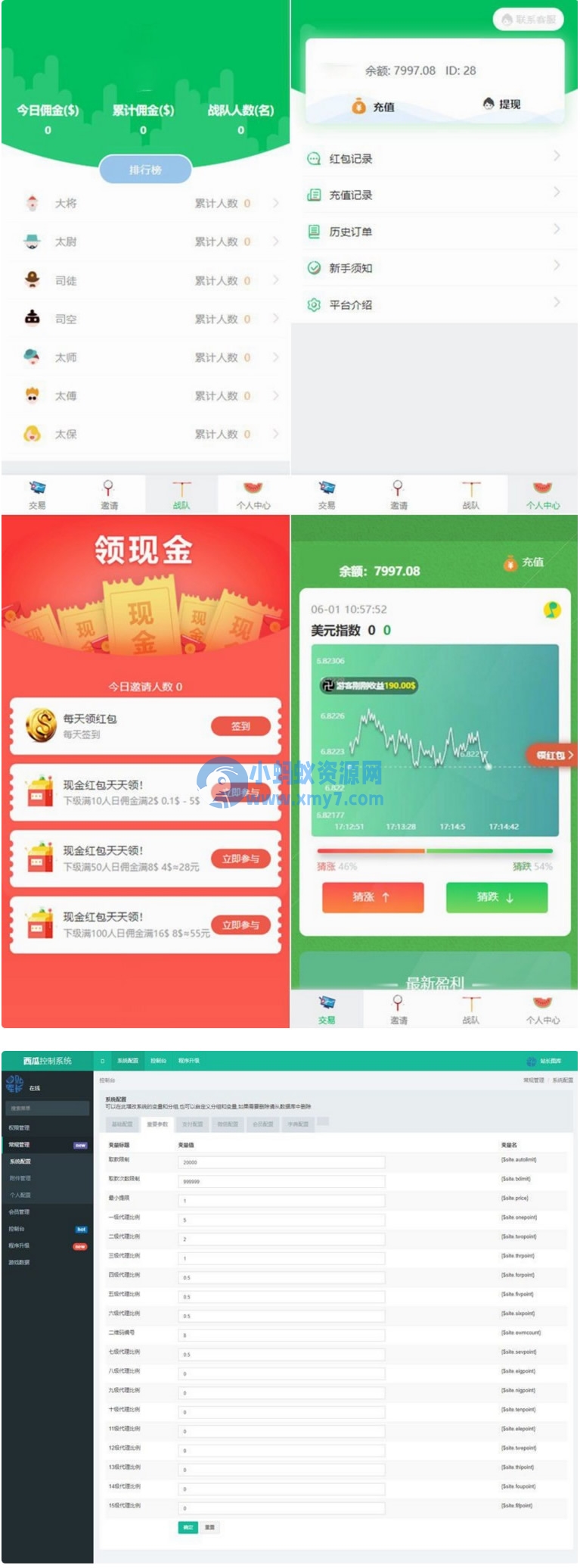清新自然区块链币圈源码-免微信公众号版+连接付款+营销推广K线一切正常源码 - 图片1