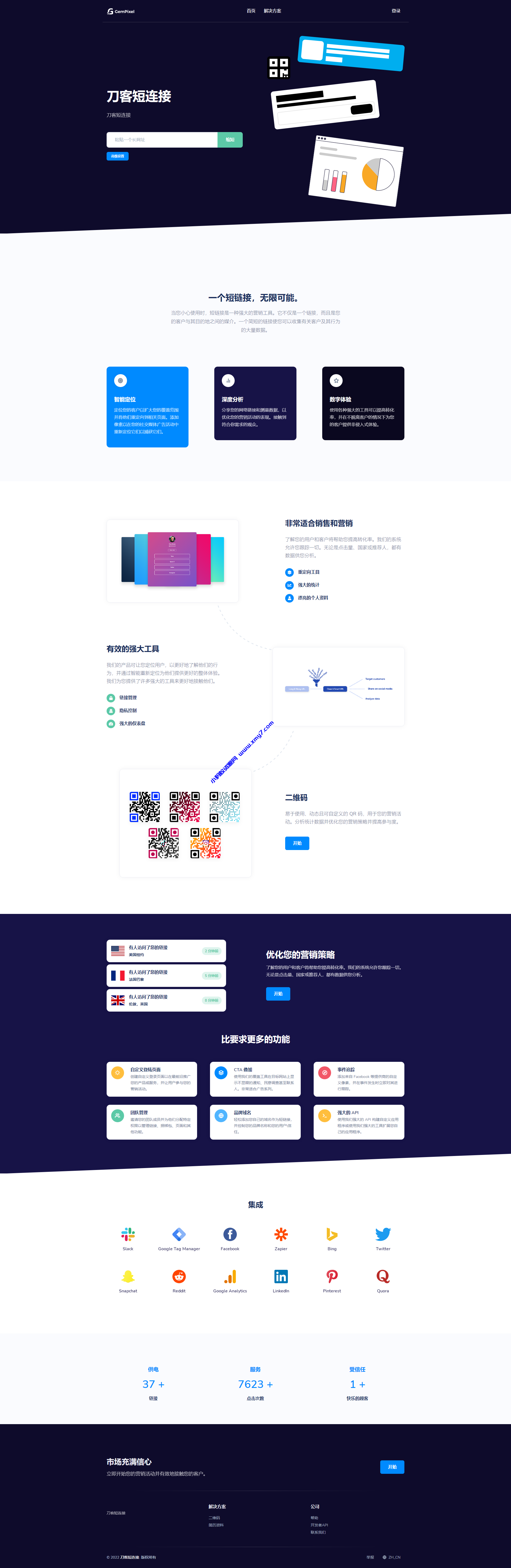 Premium URL Shortener-高级URL缩短程序 +SaaS主题 v6.3.3 - 图片1