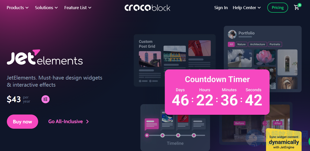 WordPress插件–Elementor扩展组件JetElements v2.7.12.3 破解版 - 图片1