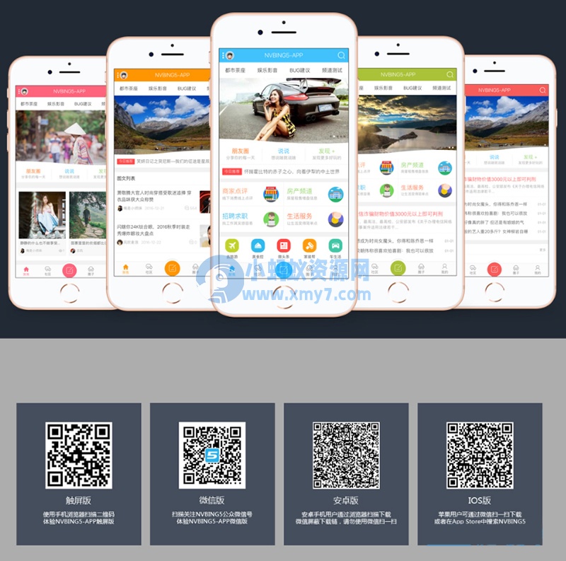 DZ手机端模板DZ插件价值2000元NVBING5-APP手机版 - 图片1