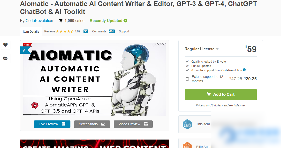 WordPress插件–Aiomatic v2.5.7 破解版 Ai内容自动生成 - 图片1