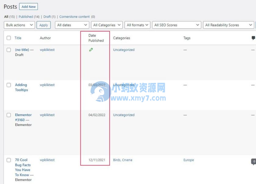 使用 Admin Columns 插件在 WordPress 中添加新的管理列 - 图片1