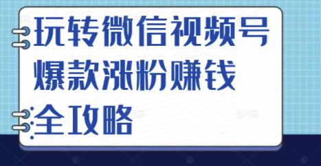 玩转微信视频号爆款涨粉赚钱全攻略，让你快速抓住流量风口，收获红利财富 - 图片1