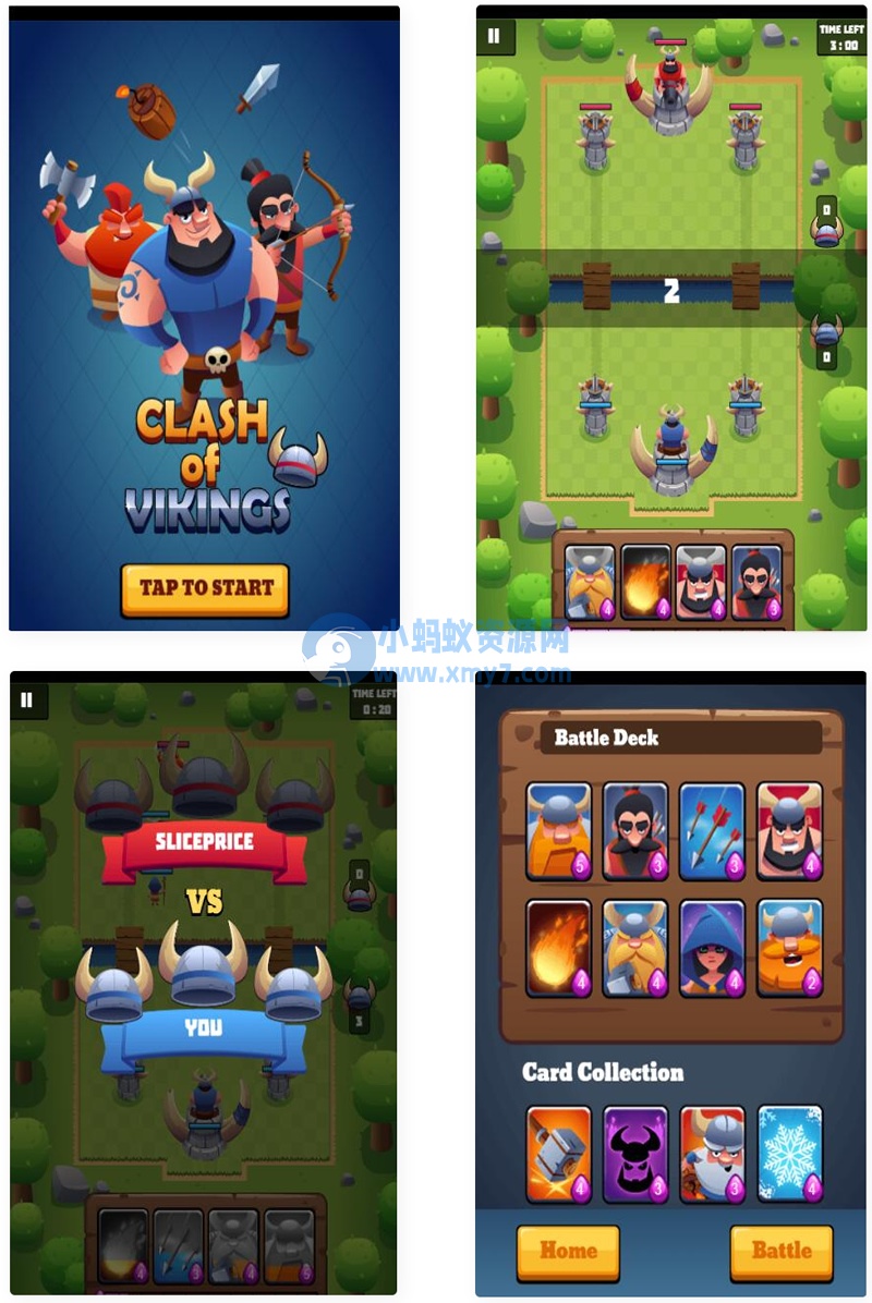 策略h5游戏维京战争 上传即用的html游戏 - 图片1