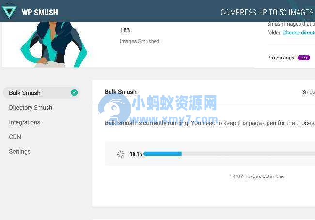 WordPress插件WPSmushProv3.7.0图片上传压缩插件WordPress图像优化插件 - 图片1