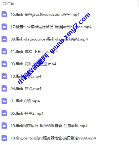 零基础入门Flink到上手企业开发视频教程 - 图片1
