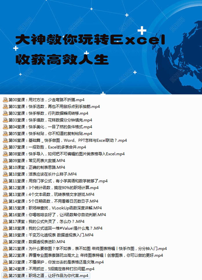 大神教你玩转Excel 收获高效人生 - 图片1