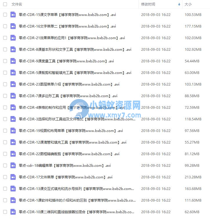零点高级教程CDRVIP全套课程24节-价值2000元 - 图片1