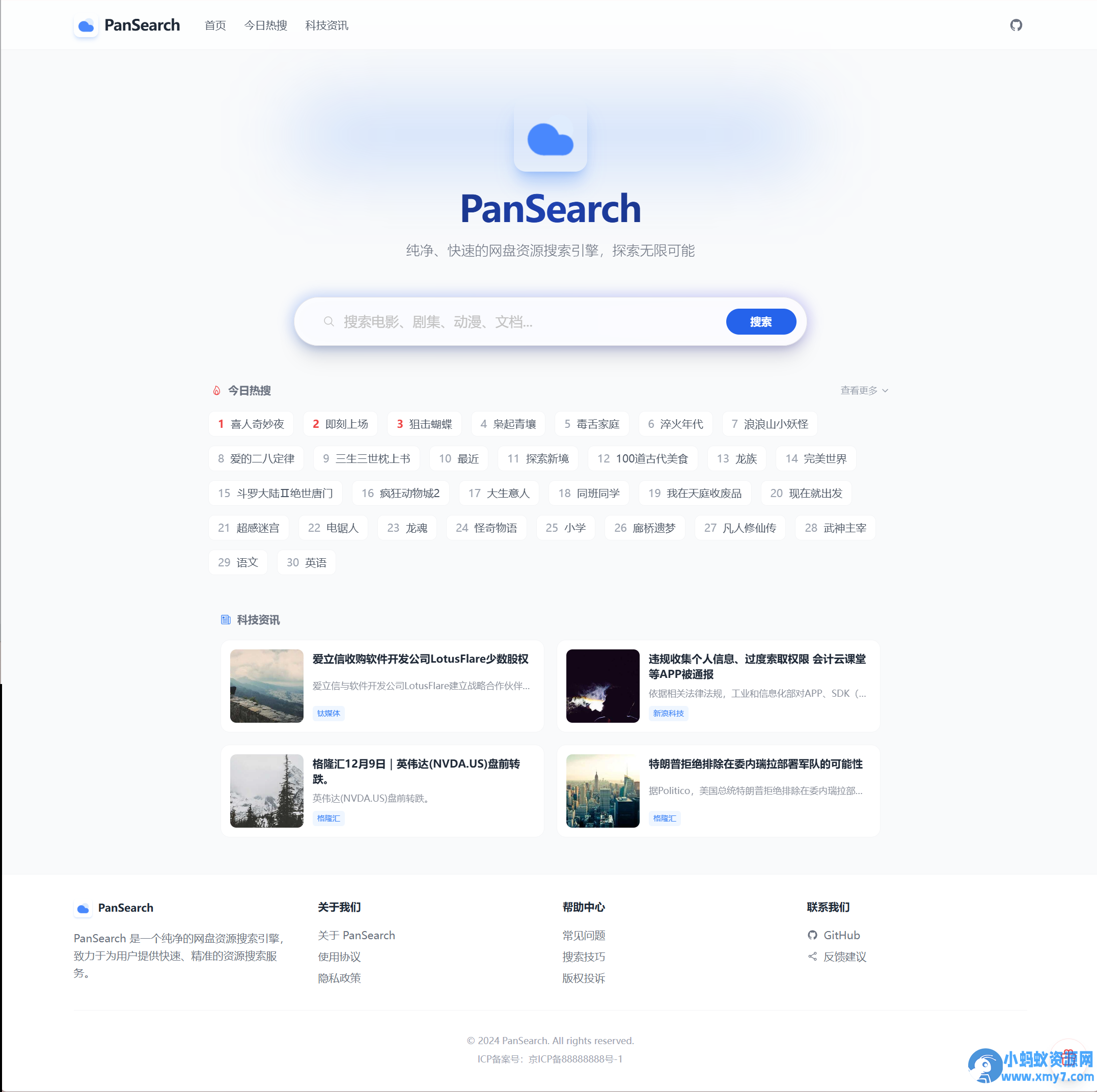 PanSearch – 网盘影视资源搜索聚合工具（KaiGe AI出品） - 图片1