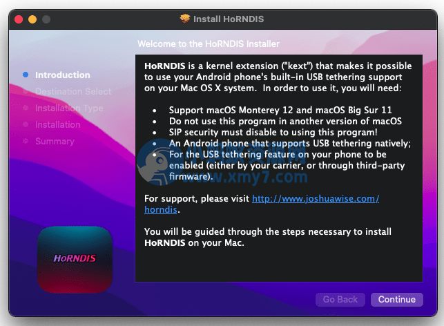 HoRNDIS 安卓手机USB网络共享给mac上网 - 图片1