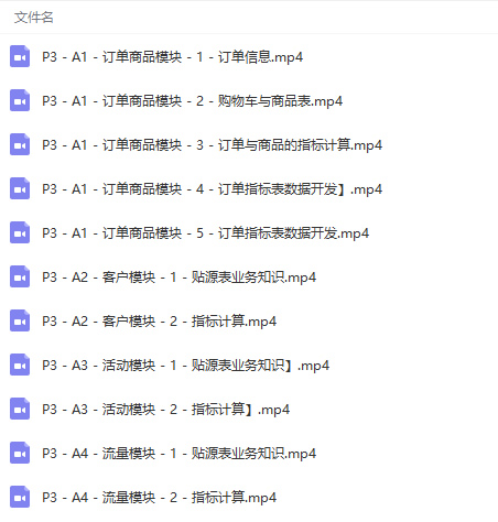 大数据之电商数据仓库开发项目实战视频教程 - 图片1