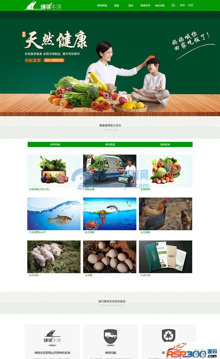 价值400元的 绿色清新discuz企业网站模板 - 图片1