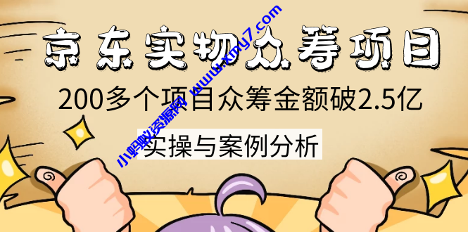 京东实物众筹项目：200多个项目众筹金额破2.5亿，实操与案例分析 - 图片1