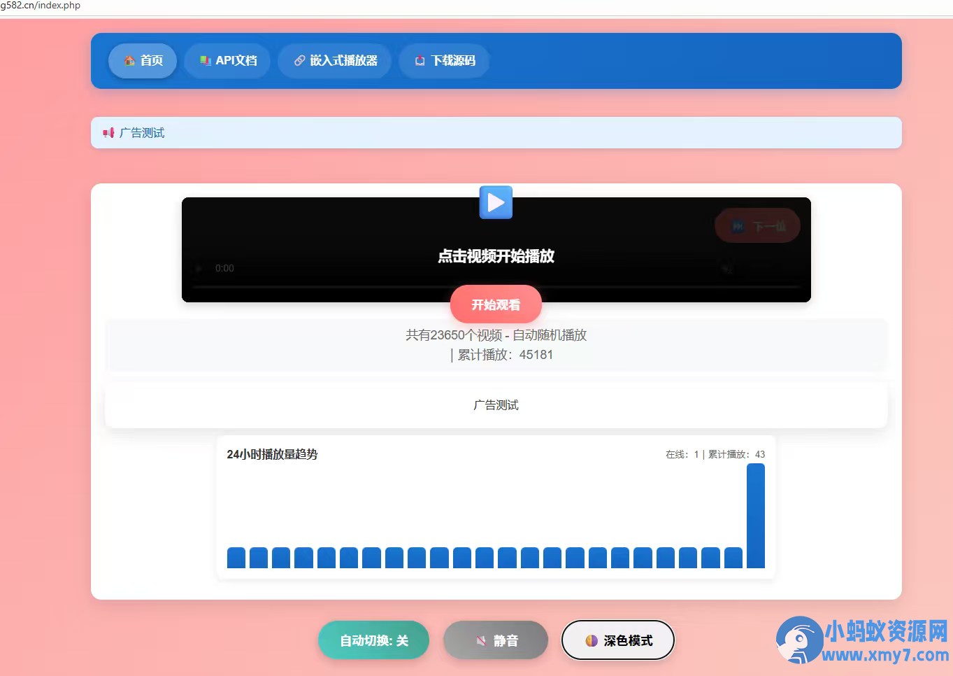 25年全新随机美女视频源码带后台5.0版本 - 图片1