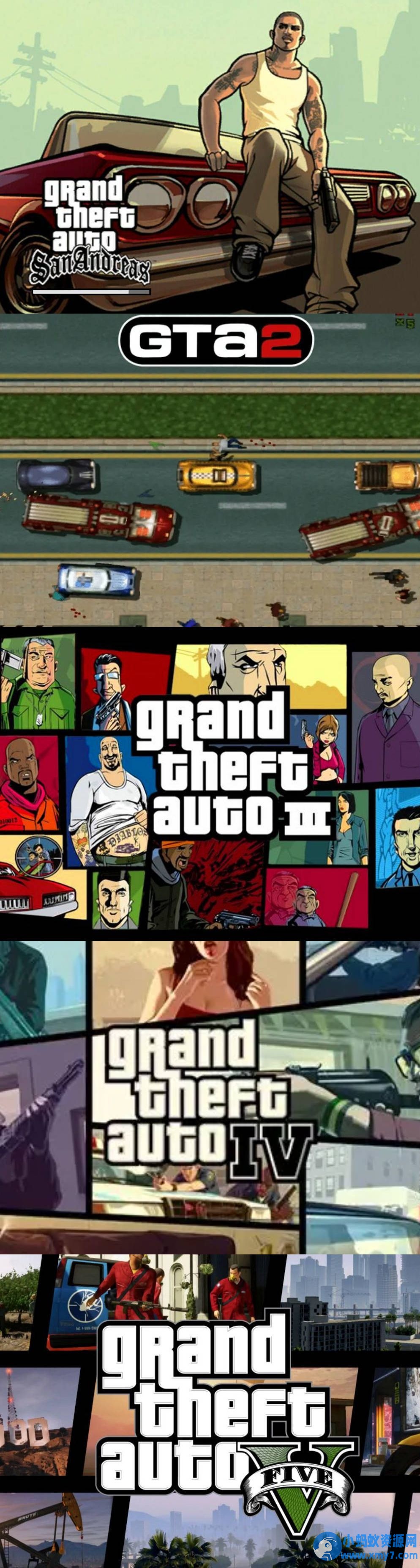 侠盗猎车GTA1-5全系列合集珍藏版 - 图片1