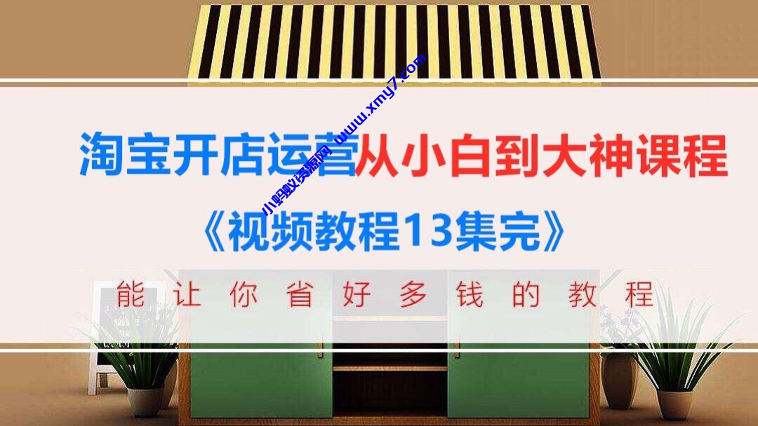 淘宝开店运营从小白到大神全系列课程 - 图片1
