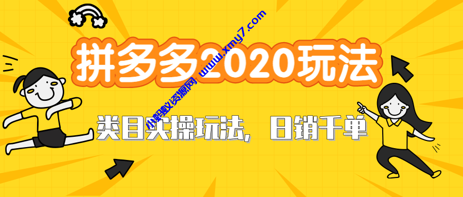 拼多多2020最新类目实操玩法教程 玩转直通车轻松操作到日销千单爆款 - 图片1